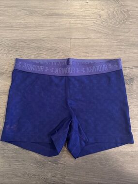 Under Armour Purple Athletic Compression Shorts